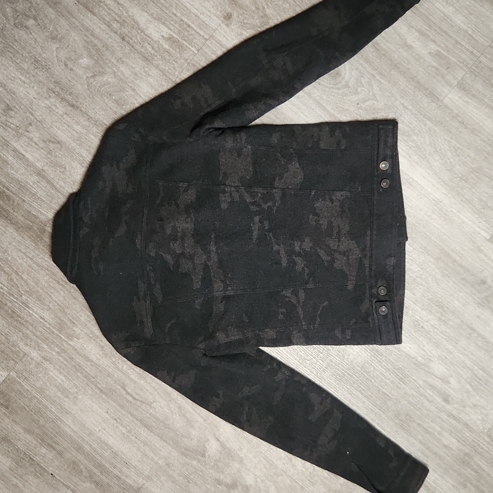 RARE Vintage All Saints Dark Camo Wool Jacket - Picture 3 of 10